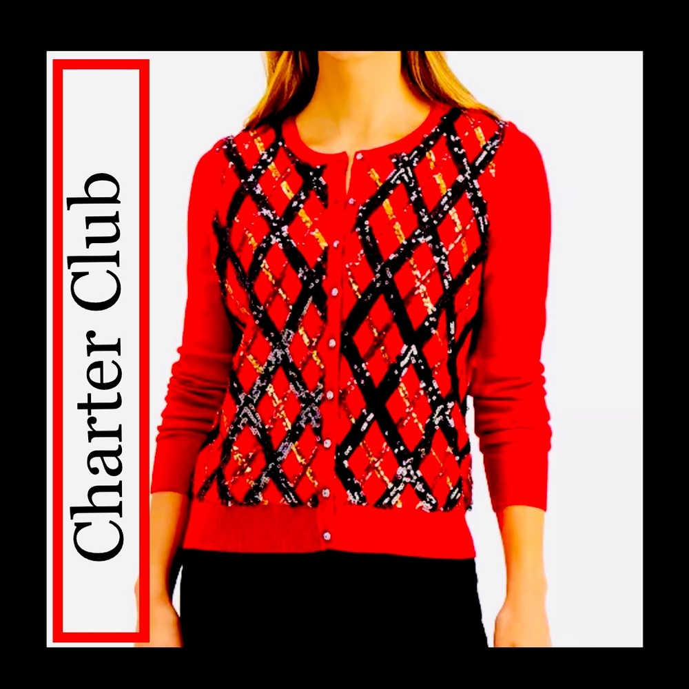 CHARTER CLUB - CARDIGAN